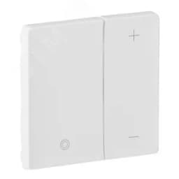 Valena LIFE Лицевая панель для кнопочного светорегулятора Белая Legrand