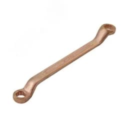 Ключ накидной двусторонний 19х22 омедненный