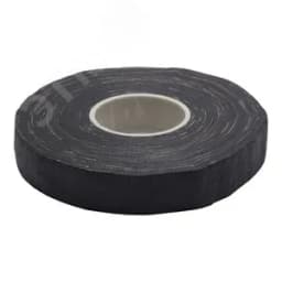 Изоляционная лента х/б 0,4*19 мм. 21 м. черный, INTP3-0419-21 FERON