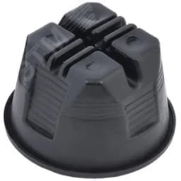 Держатель проводника круглого 8мм для кровли      основание клей пластик