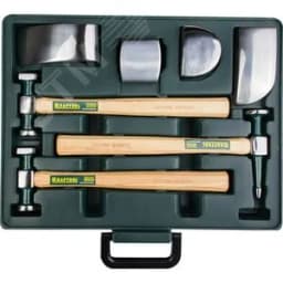 Набор "INDUSTRIE" рихтовочный 7 предметов: 3 молотка, 4 правки ЗУБР