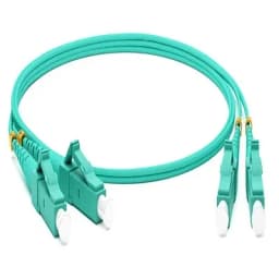 Патч-корд волоконно-оптический (шнур) Hyperline FC-D2-503-LC/PR-SC/PR-H-15M-LSZH-AQ