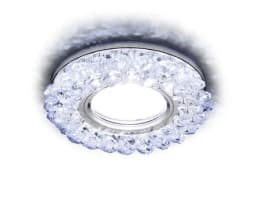 Встраиваемый точечный светильник MR16 со светодиодной подсветкой Ambrella Light S701 CLCHCLD