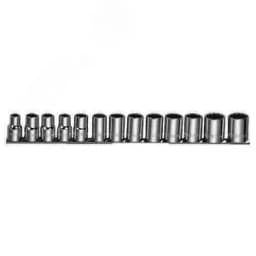 Набор головок торцевых 12-гранных MAXI-DRIVE 1/2"DR на держателе, 10-24 мм, 13 предметов