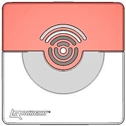 Оповещатель охранно-пожарный звуковой Рубеж ОПОП 2-35 (Красно-белый) Rbz-077811