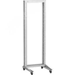 Стойка однорамная на роликах LINEA F 20U 600х600мм серая ITK