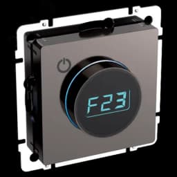 BRITE Термостат электронный с индикацией ТС10-1-БрТБ темная бронза IEK