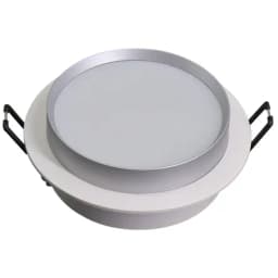 Светильник встраиваемый Feron DL507 потолочный GX53 белый серебро круг 51353