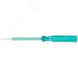 Отвертка индикаторная, зеленая ручка, 100-500 В, 190 мм