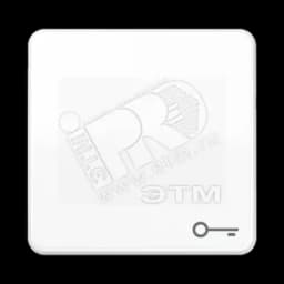 Клавиша с символом ключ белая