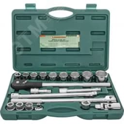 Набор головок торцевых 3/4"DR, 19-50 мм, 21 предмет