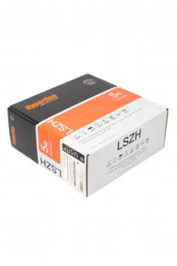 Кабель витая пара Hyperline UUTP4-C5E-S24-IN-LSZH-WH-100 (100 м)