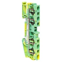 Колодка клеммная пружинная ST-4 4 вывода земля EKF