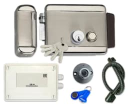 Электромеханический замок на калитку в частный дом уличный комплект Уралкам