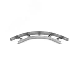 Поворот 90 град. для лестничного лотка НЛО 200х50х3000, толщ. 1,2 мм, Сендзимир цинк