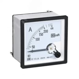 Амперметр аналоговый 5000/5А AC 96х96мм КТ 1,5 трансформаторное подключение