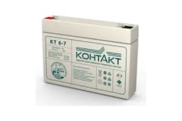 Аккумуляторная батарея КТ 6-7 6V 7А/ч Контакт