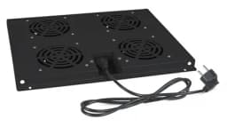 Панель вентиляционная с 4 вентиляторами Cabeus TRAY-60-BK