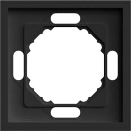 Рамка STEKKER PFR00500105 1местная серия Эмили черный уголь soft touch 49858