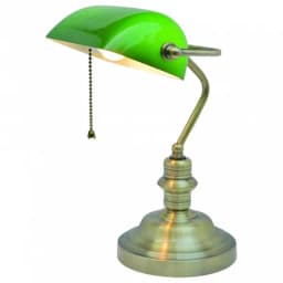 Настольная лампа офисная Arte Lamp Banker A2492LT1AB