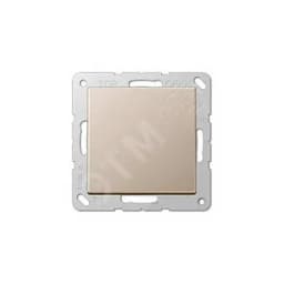 Розетка штепсельная SCHUKO 16A 250V с защитой от влажности шампань