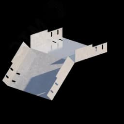 Лоток монтажный угловой 45 вниз ЛУ45Н.300.100.347.1.2