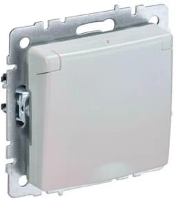 BRITE Роз. с з/к/ш с кр. 16А IP20 РСбш10-3-БрЖ жемч. IEK (BR-R16-16-K36)