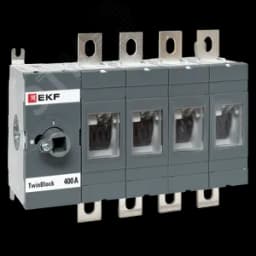Рубильник 400A 4P без рукоятки управления TwinBlock EKF