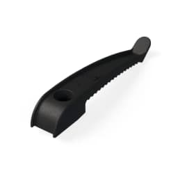 Держатель круглого кабеля односторонний для прямого монтажа на 8 мест черный (20шт/240шт уп/кор) Промрукав