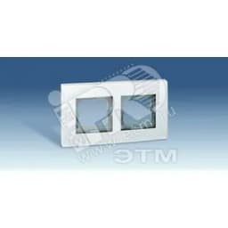 Рамка двухместная Scudo серый Simon