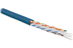 Кабель витая пара, не экранированный на 4 пары Hyperline UUTP4-C6-S23-IN-PVC-BL-305 (305 м)