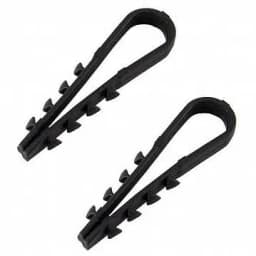 Дюбель-хомут (нейлон) 5-10, черный (100 шт)