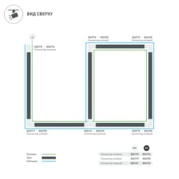 Коннектор тройной Arlight LGD4TRCONINTL2WH C IP20 Пластик 026141