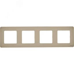Рамка 4 поста INSPIRIA шампань Legrand