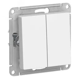 ATLASDESIGN 2-клавишный ВЫКЛЮЧАТЕЛЬ с самовозвратом, 10АХ, механизм, ЛОТОС