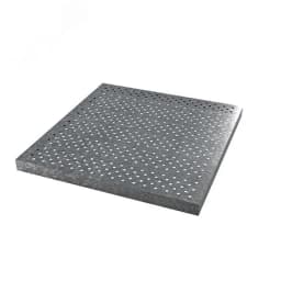 Панель фальшпола металлическая перфорированная, перфорация 38%, толщиной 38 мм