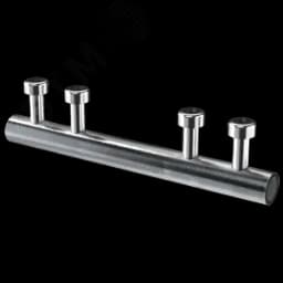 Зажим соединительный прямой пруток-пруток 8-10мм оцинкованная сталь ZCC86-11-1-18 IEK