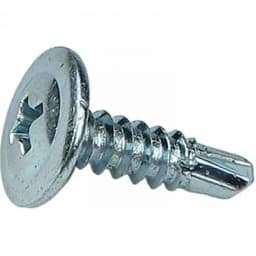Саморез 4,2х25 с прессшайбой, сверлоконечный цинк (1000 шт/уп)