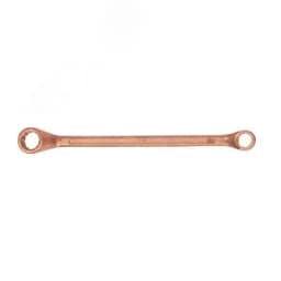 Ключ накидной двусторонний 13х17 омедненный Hortz