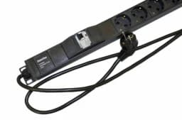 Блок розеток Hyperline SHE-15SH-1IEC-BF-2.5EU