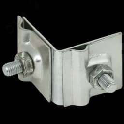 Держатель проводника круглого 6-10мм для фальца угловой h=40мм нержавеющая сталь IEK