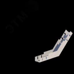 Лоток монтажный угловой 45 вверх ЛУ45В.50.50.366.0,7.2