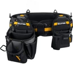 Пояс монтажника KBS-3, в комплекте 2 сумки и пояс ЗУБР
