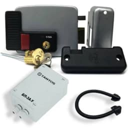 Комплект видеодомофона Hikvision Wi-Fi для частного дома с замком Cisa