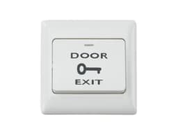 Кнопка Выход Optimus (пластик) 85мм (квадрат)