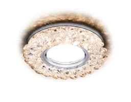 Встраиваемый точечный светильник MR16 со светодиодной подсветкой Ambrella Light S701 CLCHWW