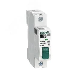 Выключатель автоматический 1Р 63А х-ка D ВА-103 6кА