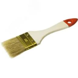 Кисть плоская "УНИВЕРСАЛ-ОПТИМА", светлая щетина, деревянная ручка, 50мм