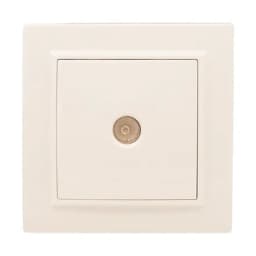 Розетка TV 1-мест. СП бежевый 75Ом 5-862МГц Минск EKF