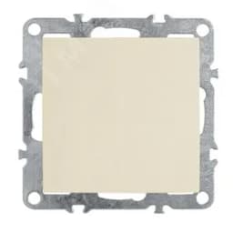 Выключатель одноклавишный (механизм), 250В, 10А, серия Эрна, слоновая кость Stekker